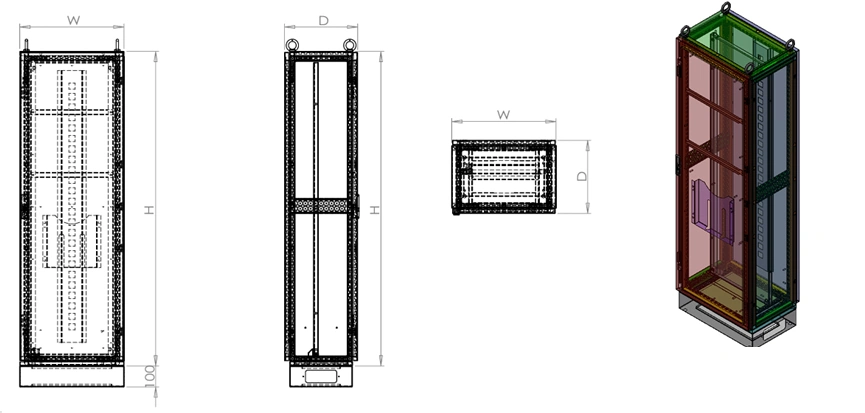 Control Panel Enclosure (9-Fold Steel Profile)